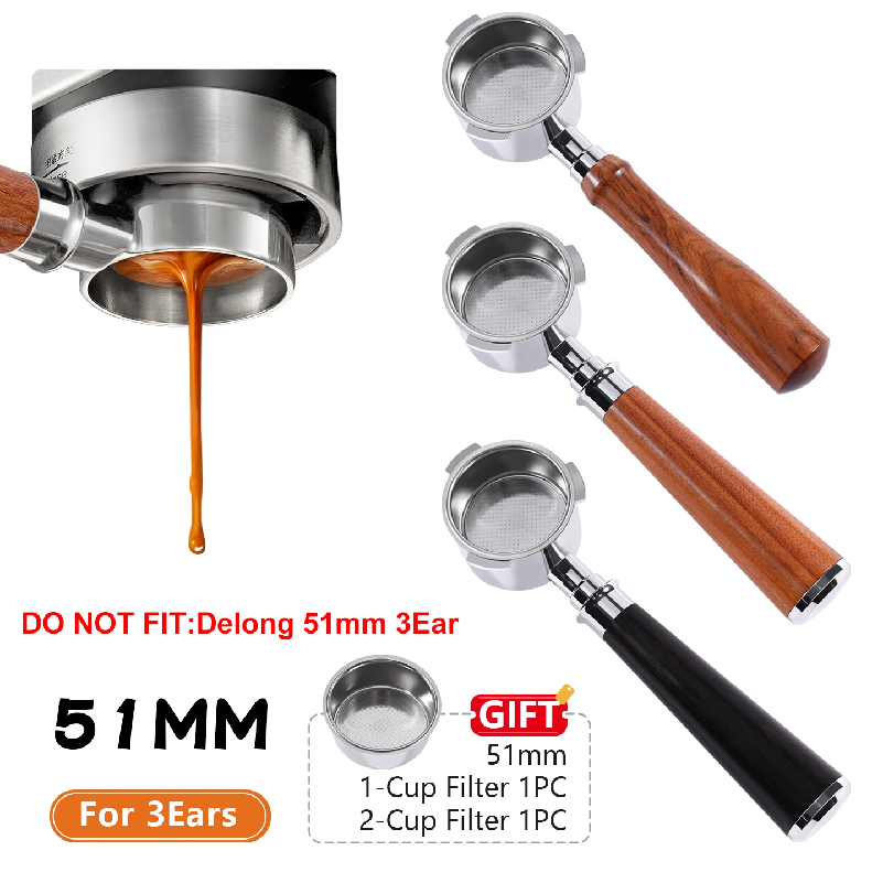 Quality Coffee Equipment - Portafiltro senza fondo per caffè da