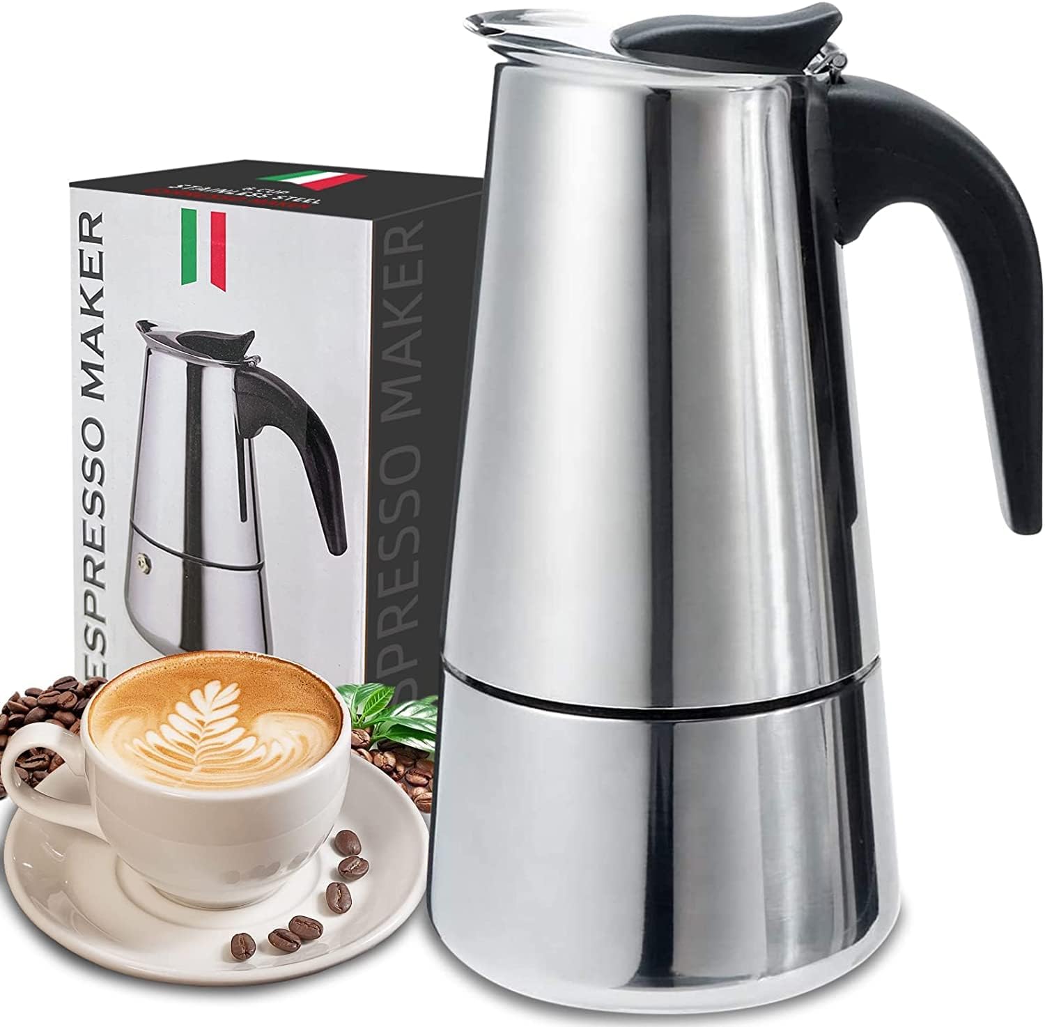 Quality Coffee Equipment - 4/6/9 tazze Moka Pot Caffe Machine