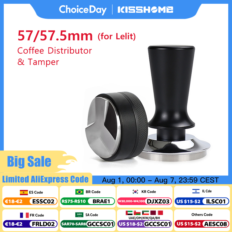 Coffee Equipment Kit - Tamper caffè 57mm 57.5mm Strumenti distributori