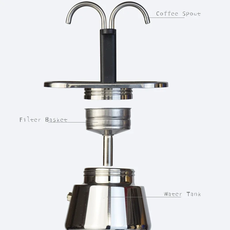 Mini Moka da 200 ml Doppio tub - Quality Coffee Equipment recensione e prezzo