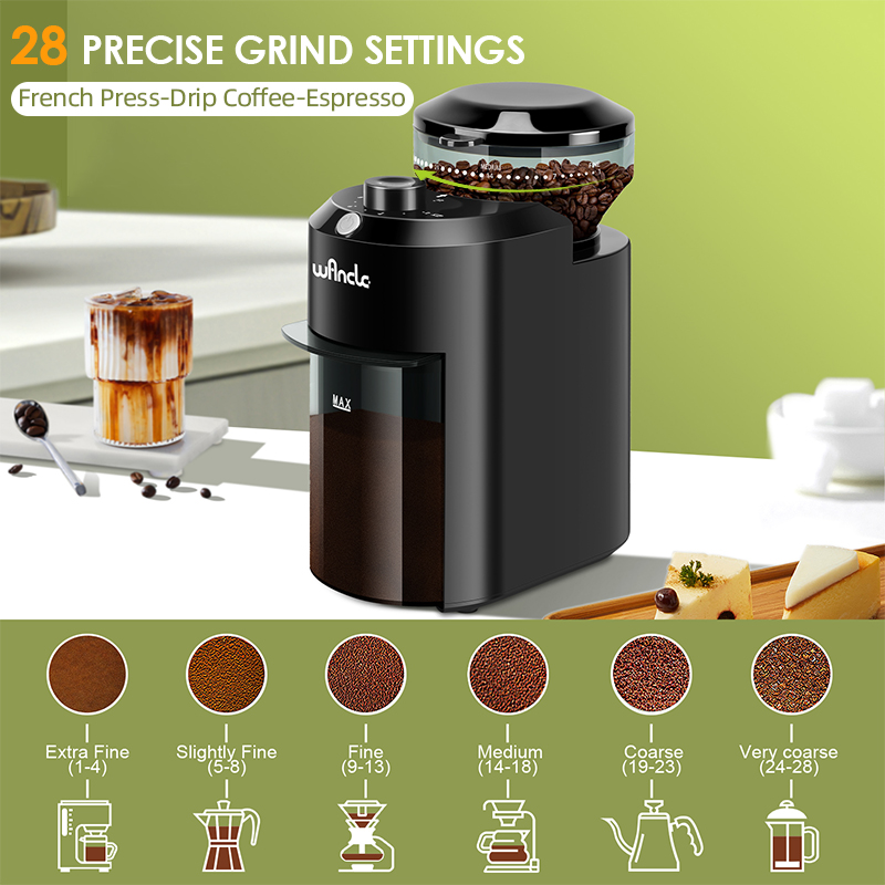 Wancle Macinacaffè Elettrico M - Coffee Grinder Burr Flat recensione e prezzo