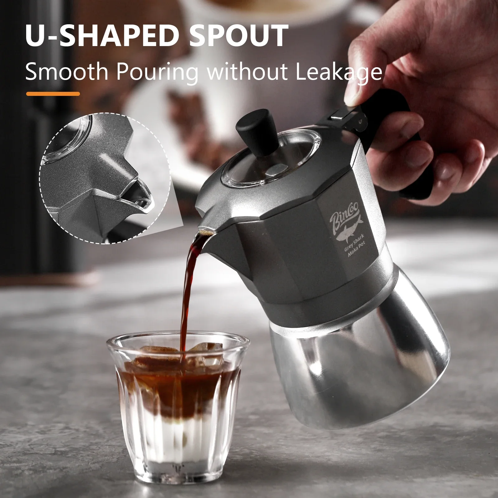 Bincoo Caffettiera Moka a Dopp - Quality Coffee Equipment recensione e prezzo