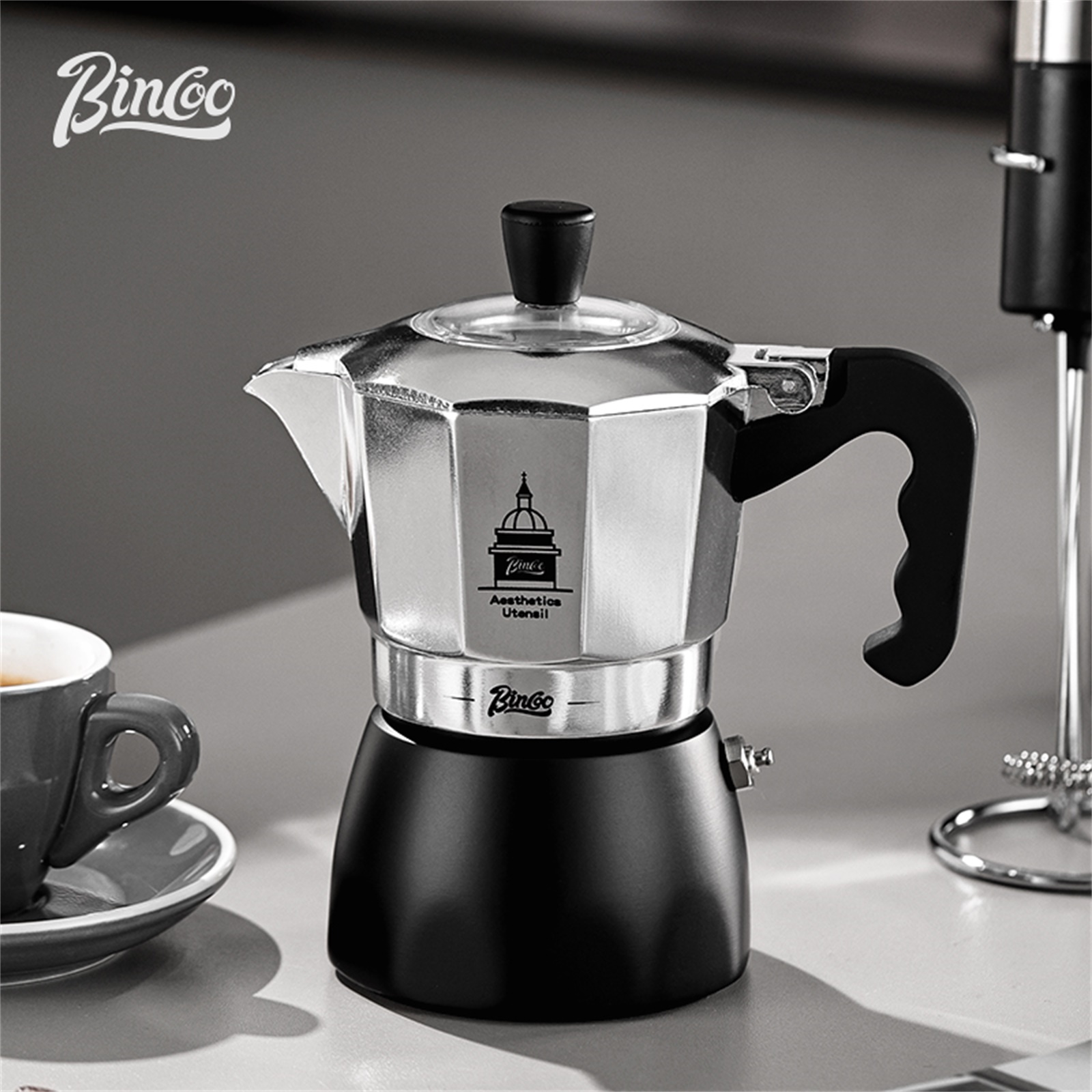 BINCOO Pentola Moka a Doppia V - Quality Coffee Equipment recensione e prezzo