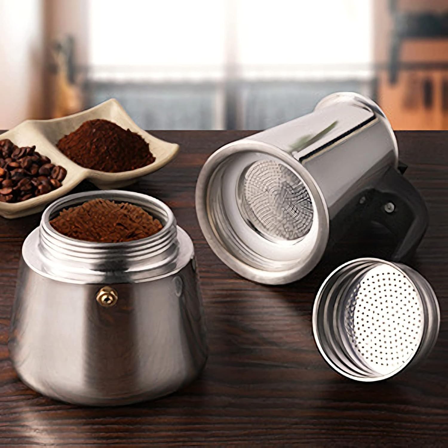 4/6/9 tazze Moka Pot Caffe Mac - Quality Coffee Equipment recensione e prezzo